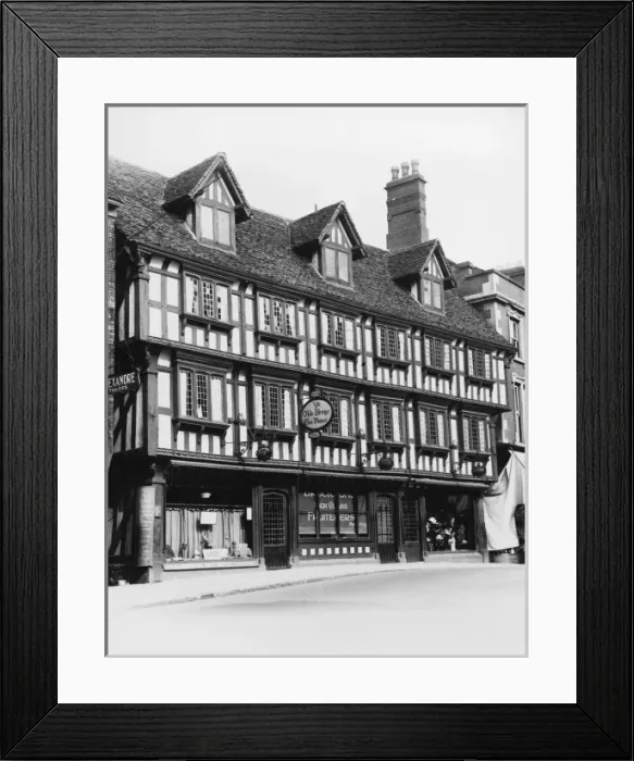 Framed Print : Half-Timbered Houses Framed Print : Half-Timbered Houses
