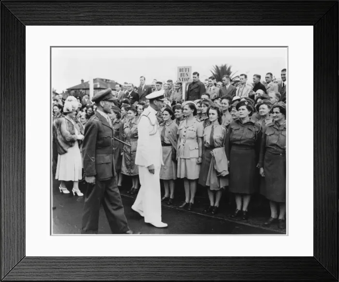 Framed Print : Royal Tour 1947 Framed Print : Royal Tour 1947