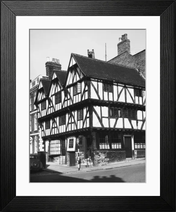 Framed Print : Half-Timbered Houses Framed Print : Half-Timbered Houses