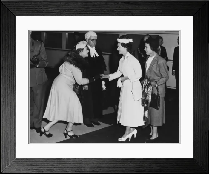 Framed Print : Royal Tour 1953 Framed Print : Royal Tour 1953