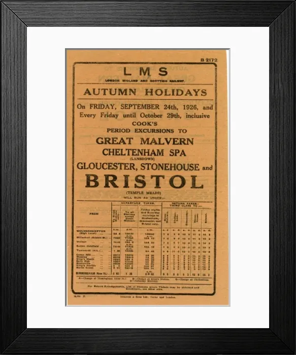 Framed Print : Excursion to Bristol Framed Print : Excursion to Bristol