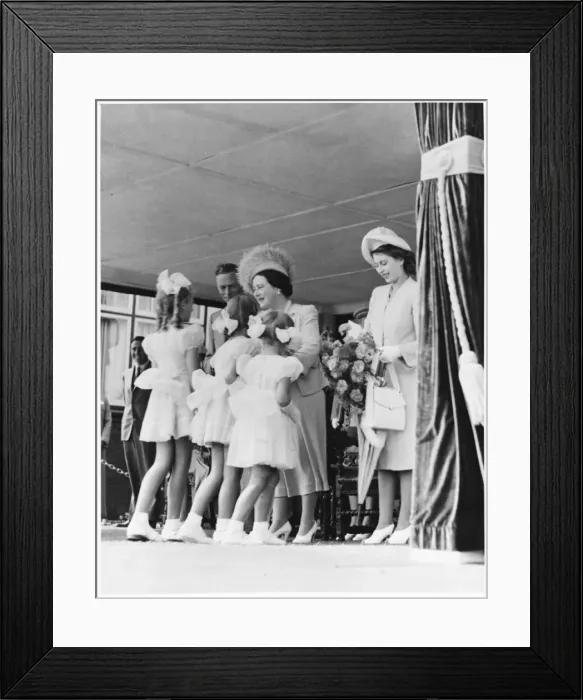 Framed Print : Royal Tour 1947 Framed Print : Royal Tour 1947
