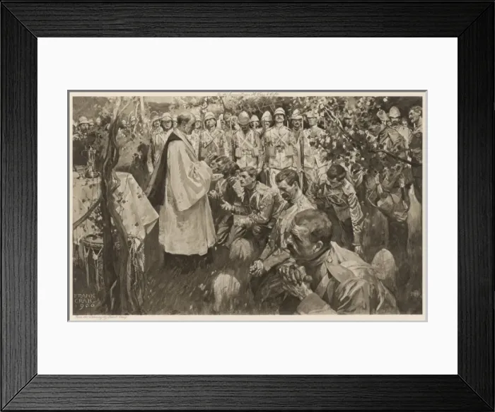 Framed Print : Boer War Communion Framed Print : Boer War Communion