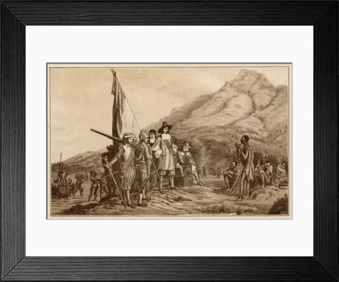 Framed Print : Cape Town / Riebeeck Framed Print : Cape Town / Riebeeck