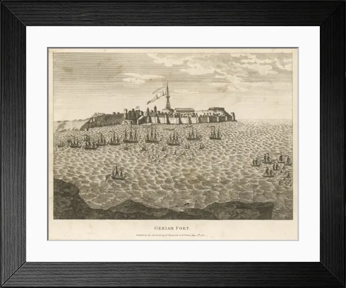 Framed Print : Geriah Fort. India Framed Print : Geriah Fort. India