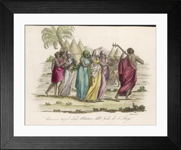 Framed Print : People of Senegal Framed Print : People of Senegal