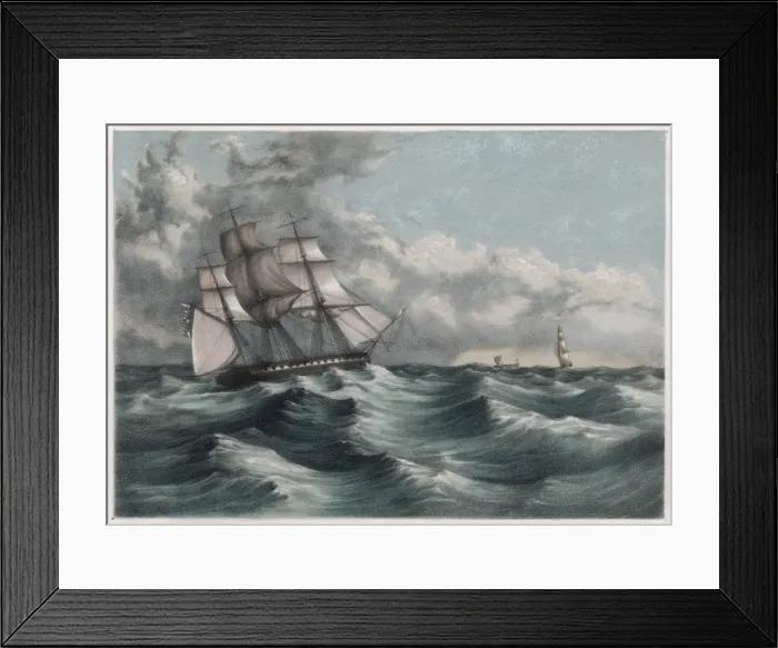Framed Print : Sea after Hurricane Framed Print : Sea after Hurricane