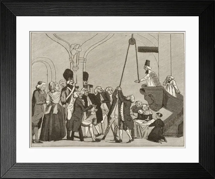Framed Print : French Clergy Harassed Framed Print : French Clergy Harassed