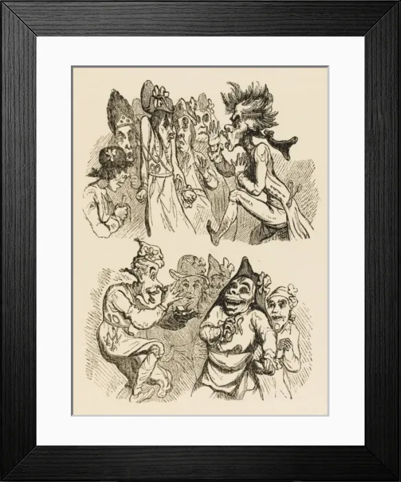 Framed Print : Royal Escape Satire