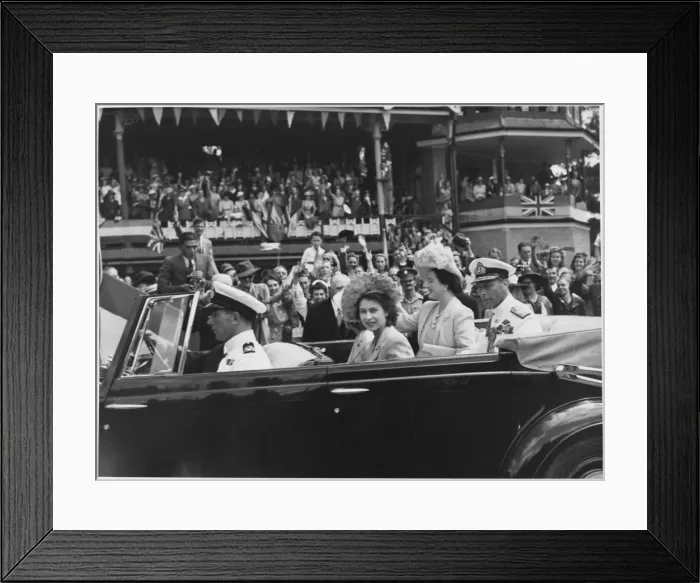 Framed Print : Royal Tour 1947 Framed Print : Royal Tour 1947