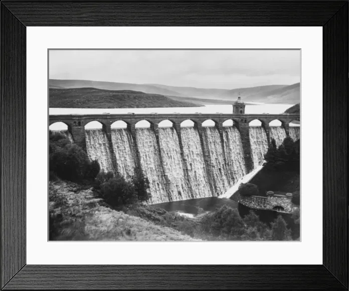 Framed Print : Craig-Y-Alt-Goch Dam Framed Print : Craig-Y-Alt-Goch Dam