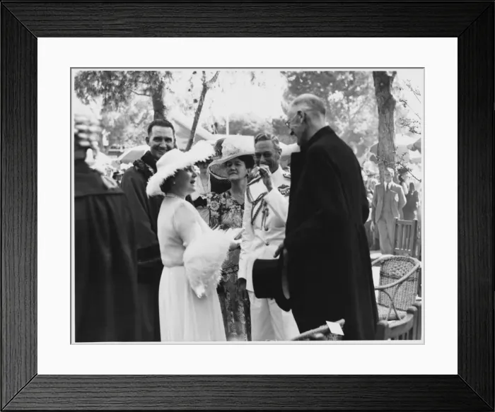 Framed Print : Royal Tour 1947 Framed Print : Royal Tour 1947