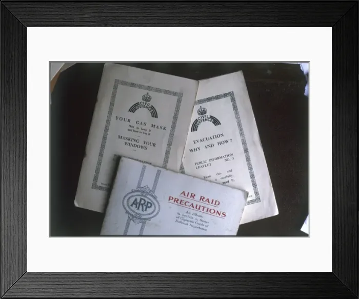 Framed Print : Wartime Leaflets Framed Print : Wartime Leaflets