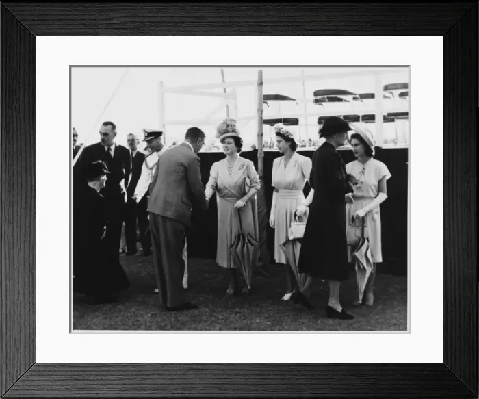 Framed Print : Royal Family 1947 Framed Print : Royal Family 1947