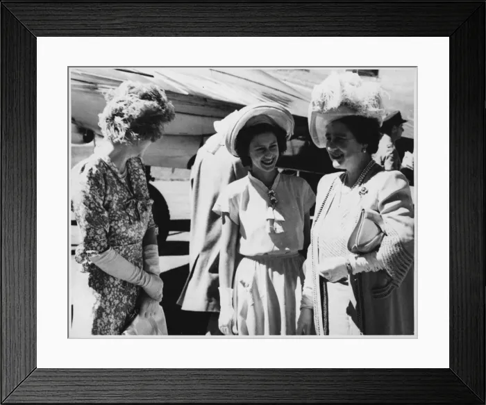 Framed Print : Royal Tour 1947 Framed Print : Royal Tour 1947
