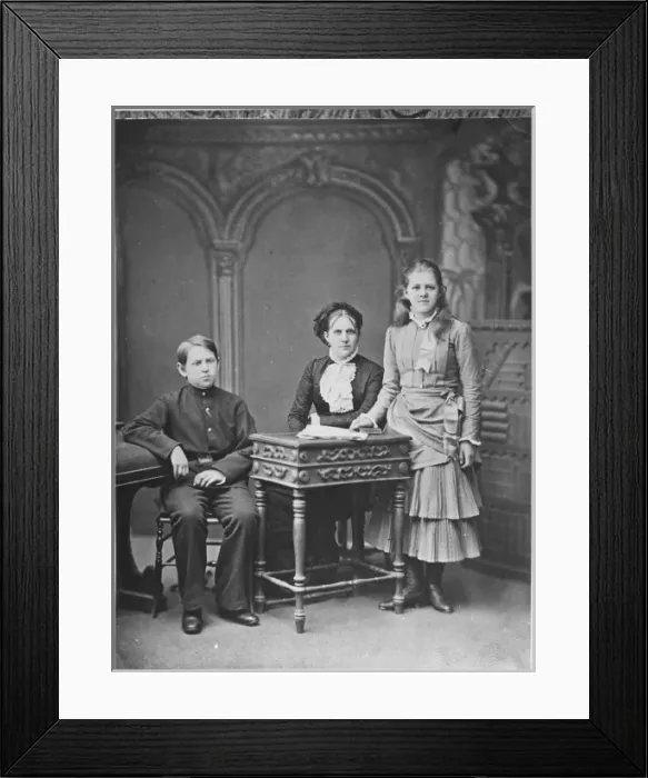 Framed Print : Family of Dostoievsky Framed Print : Family of Dostoievsky