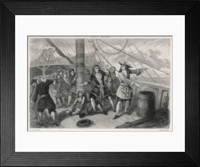 Framed Print : Jean Bart Threatens Framed Print : Jean Bart Threatens