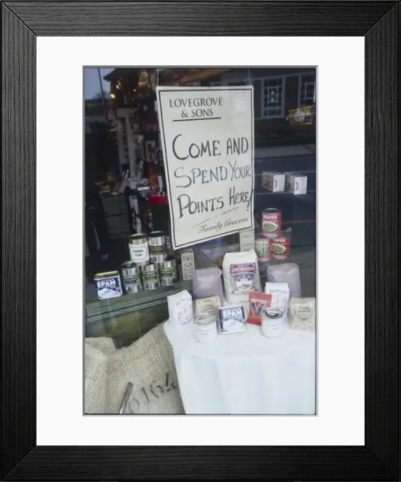 Framed Print : Shop Display 1940S Framed Print : Shop Display 1940S