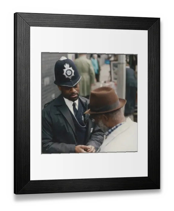 Framed Print : Police Officer on Duty Framed Print : Police Officer on Duty