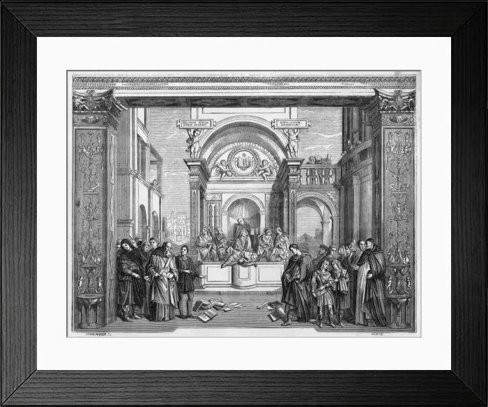 Framed Print : Council of Amagni 1 Framed Print : Council of Amagni 1