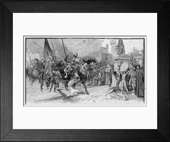 Framed Print : Charles VIII in Italy Framed Print : Charles VIII in Italy