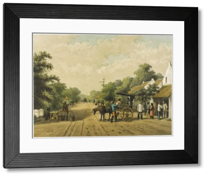 Framed Print : Java / Djakarta 1881 Framed Print : Java / Djakarta 1881