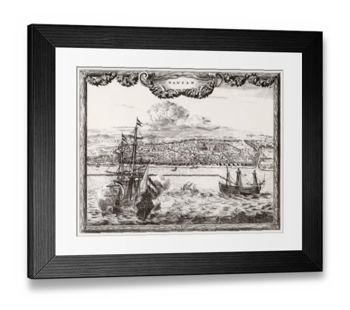 Framed Print : Java / Banten / Bantam C1700 Framed Print : Java / Banten / Bantam C1700