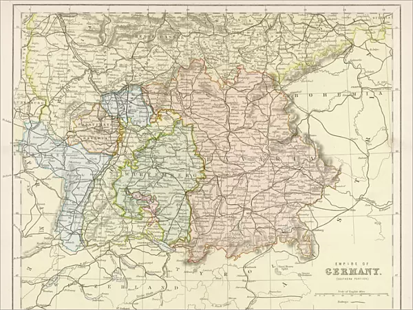 Map  /  Europe  /  Germany 1880S