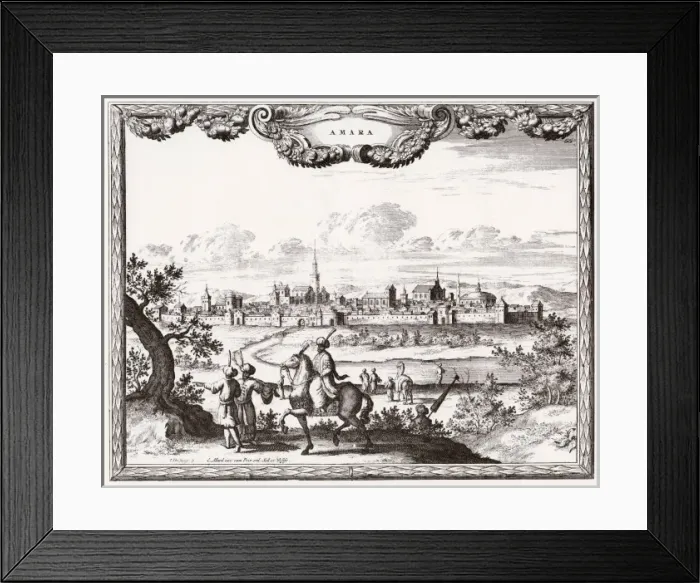 Framed Print : Iraq / Amara C1700 Framed Print : Iraq / Amara C1700