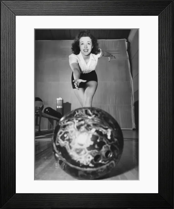 Framed Print : Peggy Moran / 10-Pin Bowl Framed Print : Peggy Moran / 10-Pin Bowl