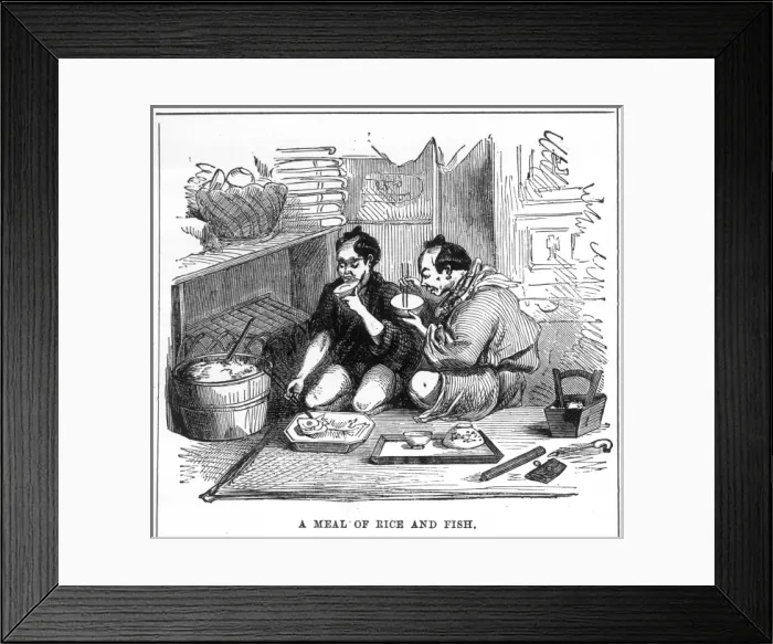 Framed Print : Japanese Trad. Meal Framed Print : Japanese Trad. Meal