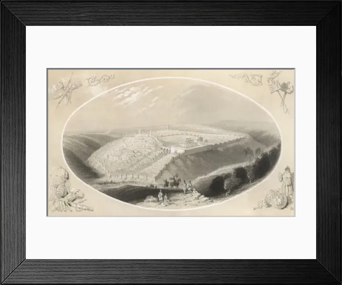 Framed Print : Jerusalem / Titus 70Ad Framed Print : Jerusalem / Titus 70Ad