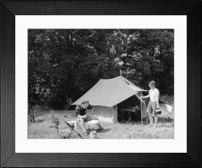 Framed Print : Camping / Tylers Causeway Framed Print : Camping / Tylers Causeway