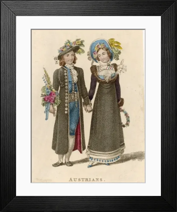 Framed Print : Racial / Austria Wedding Framed Print : Racial / Austria Wedding