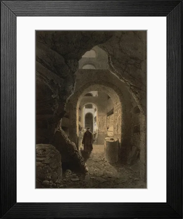 Framed Print : Crypt of S. Cornelio / Rome Framed Print : Crypt of S. Cornelio / Rome