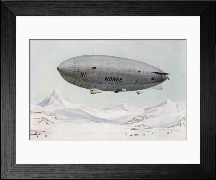 Framed Print : NORGE IN ARCTIC Framed Print : NORGE IN ARCTIC