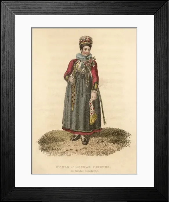 Framed Print : Racial / German / Friburg Framed Print : Racial / German / Friburg