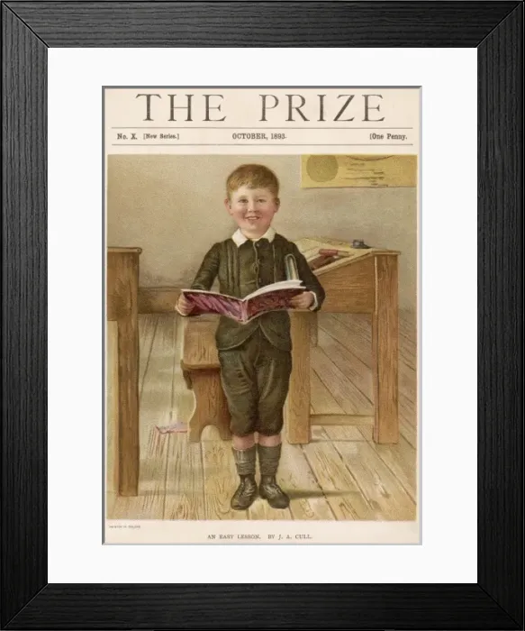 Framed Print : Boy / Norfolk Jacket 1893 Framed Print : Boy / Norfolk Jacket 1893