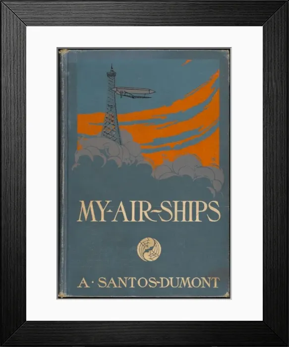 Framed Print : Santos Dumont Book Framed Print : Santos Dumont Book
