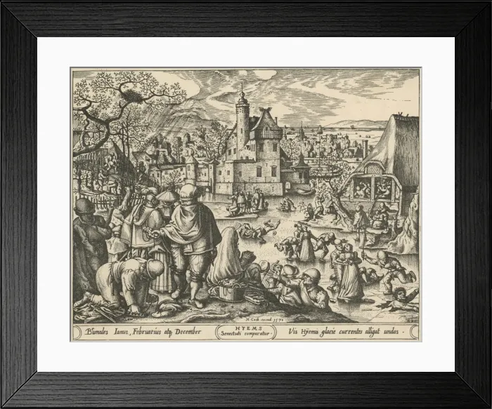Framed Print : Ice Skating 1570 Framed Print : Ice Skating 1570