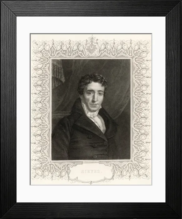 Framed Print : Emmanuel-Joseph Sieyes Framed Print : Emmanuel-Joseph Sieyes