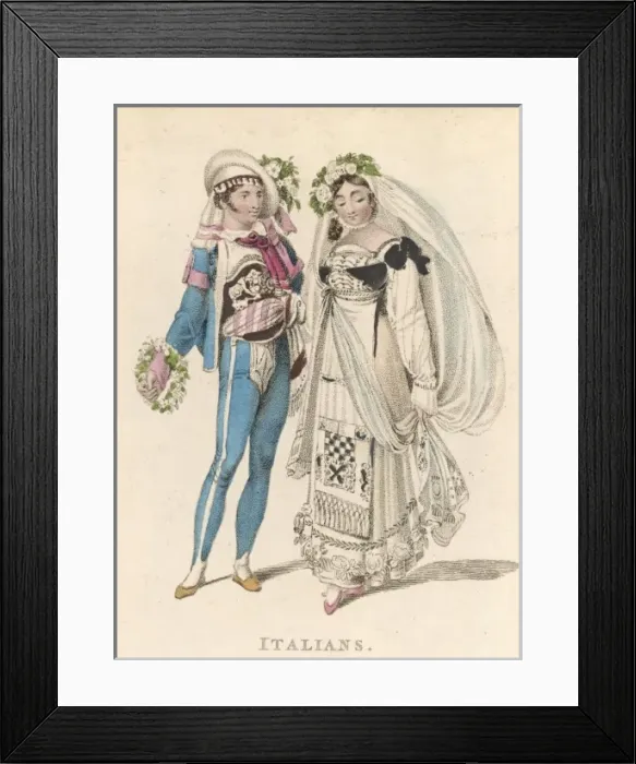 Framed Print : Racial / Italy / Wedding Framed Print : Racial / Italy / Wedding