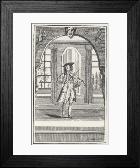 Framed Print : VIOLINIST, 1731 Framed Print : VIOLINIST, 1731