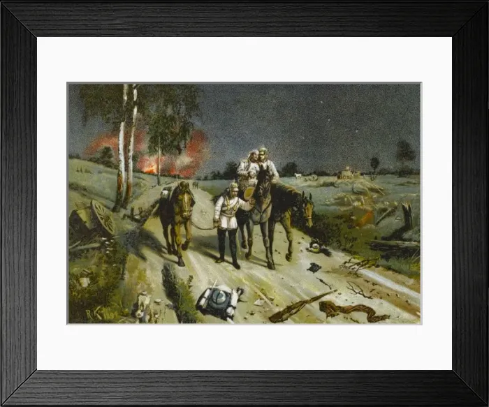 Framed Print : After the Battle Framed Print : After the Battle
