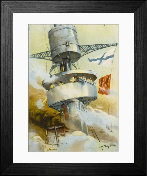 Framed Print : German Ships Gunners Framed Print : German Ships Gunners