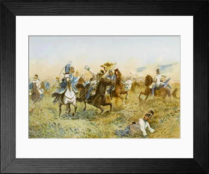 Framed Print : Battle of Nachod 1866 Framed Print : Battle of Nachod 1866