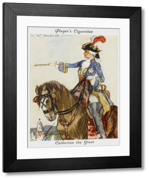 Framed Print : Catherine Ii / Cig Card Framed Print : Catherine Ii / Cig Card
