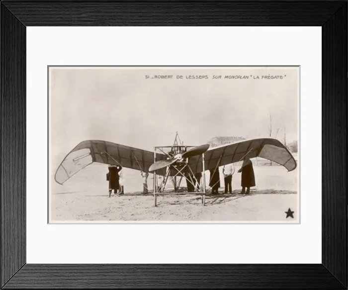 Framed Print : De Lesseps Monoplane Framed Print : De Lesseps Monoplane