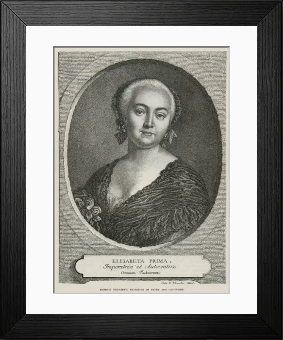 Framed Print : Eliz Petrovna / Russia / Tch Framed Print : Eliz Petrovna / Russia / Tch