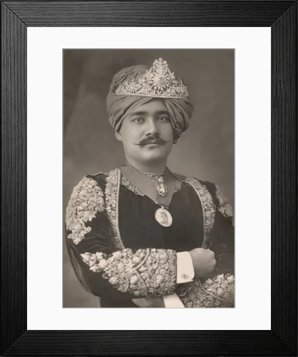 Framed Print : Maharajah Kutch Behar Framed Print : Maharajah Kutch Behar